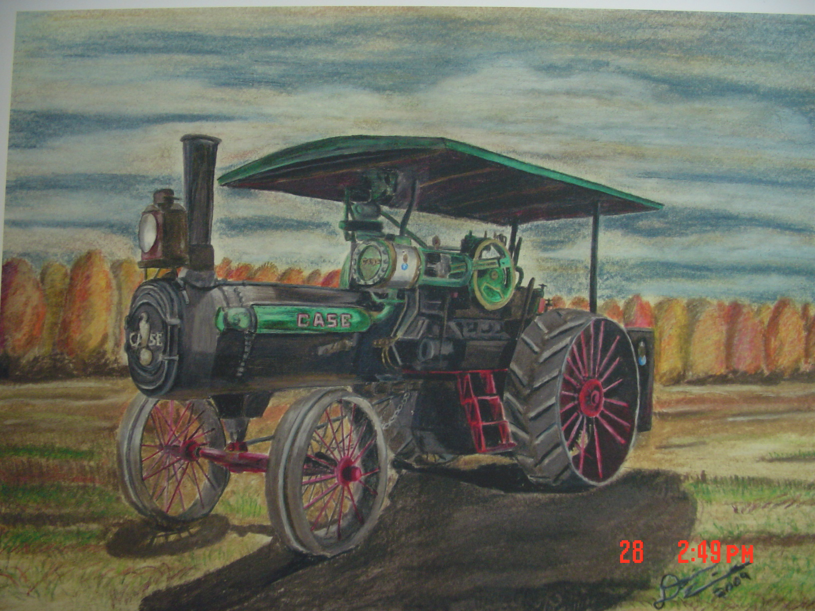 steam tractor